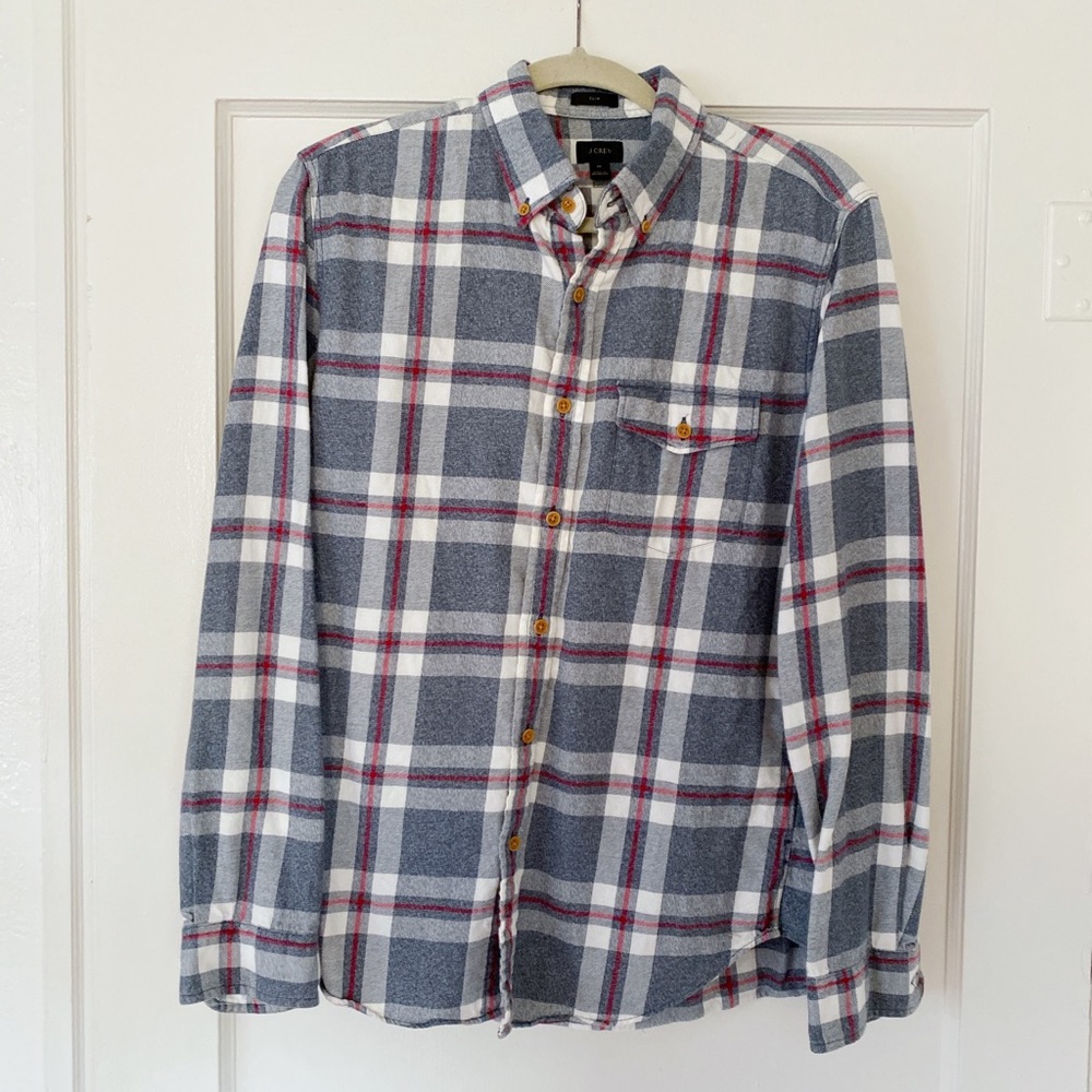 J. Crew slim fit flannel